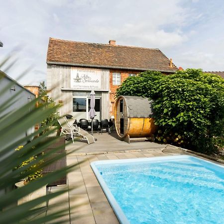 Alte Schmiede Mit Sauna, Pool Und Whirpool Im Aussenbereich Schoenstes Ferienhaus Der Lausitz Elsterheide Екстер'єр фото